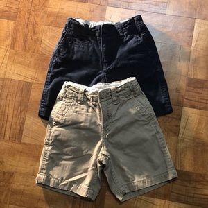 2 pairs of Gap Kids uniform shorts